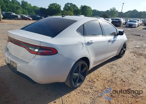 2015 Dodge Dart Sxt из США, поврежденный, VIN 1C3CDFBB3FD223836